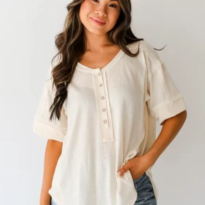 Magnolia ruffles shirt- Ivory